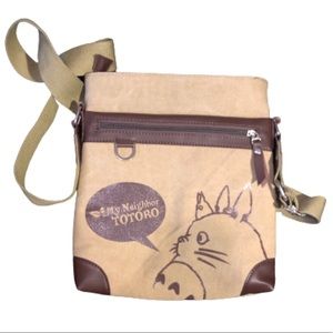 My Neighbor Totoro brown messenger bag